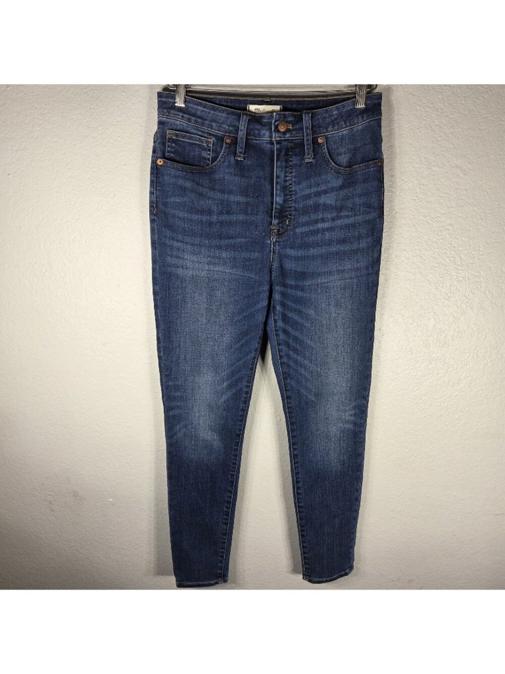 Madewell Curvy High Rise Skinny Jeans Blue Size 28 Women’s Comfort Cotton